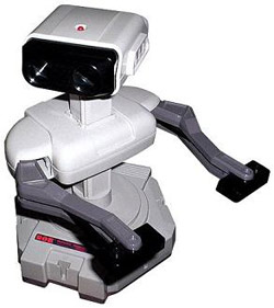 R.O.B. commands you to collect NES games!